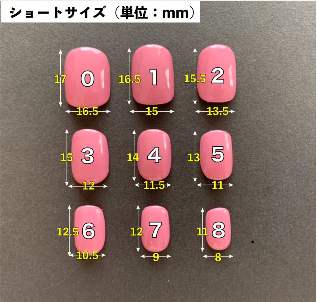 カーブ幅・直線幅とは？ネイルチップ（つけ爪）のサイズの測り方 | RIRIORI 